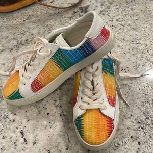 NEVER WORN Soludos Rainbow Sneakers Size 8.5